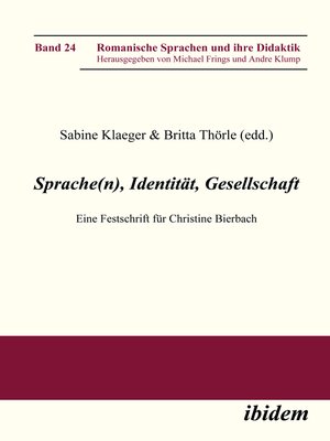 cover image of Sprache(n), Identität, Gesellschaft